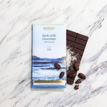 Load image into Gallery viewer, Dark Milk with Sea Salt Chocolate 53%