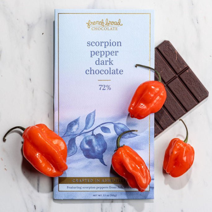 Scorpion Pepper Dark Chocolate 72%